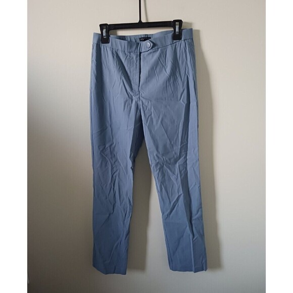 Violets & Roses Chino Pants Straight Leg Stretch Blue Size 10/30 NWOT - Picture 1 of 6